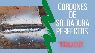 como hacer un buen cordón de soldadura, esto no lo veras en ningún lado