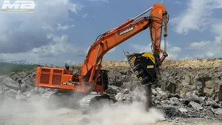 Thinking big! The BF150.10 crushes basalt in the quarry in Armenia