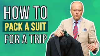 HOW TO PACK A SUIT FOR A TRIP | CARL FRIEDRIK CHECK-IN SUITCASE