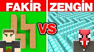 ZENGİN LABİRENT VS FAKİR LABİRENT - Minecraft