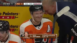 Sean Couturier Goal - Flyers vs Bruins (Pre-Season) (10/4/21)