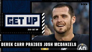 Derek Carr says Josh McDaniels has already made a MASSIVE impact on the Raiders! - Dianna Russini