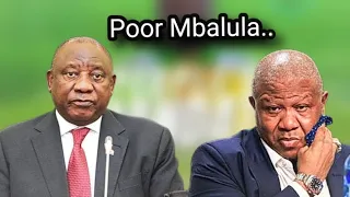 Ramaphosa Throwing Fikile Mbalula Under The Bus..He Now Shows Another Side of Him & Mocks Mbalula