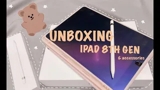 IPad 8th Generation 2020 10.2” + Apple Pencil (1st Generation) + Accessories - My First Unboxing !