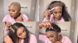 START To FINISH  Detailed 32  Loose Deep Wave Wig Install Bald Cap Method Ft Wiggins Hair1