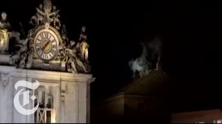 Conclave 2013 | New Pope White Smoke Seen at Vatican in Rome | The New York Times