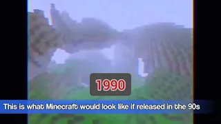 Minecraft evolución 1990-2010-2019-2022