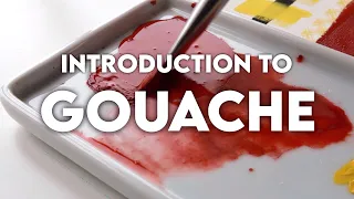 INTRODUCTION TO GOUACHE | A Beginners Guide - Materials, Blending, Techniques and more