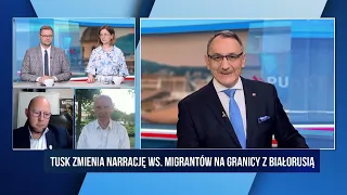 Tusk zmienia narrację ws. migrantów na granicy z Białorusią | A. Stankowski | W Punkt