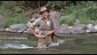 What Are They Biting On?   Classic scene from a River Runs Through It.