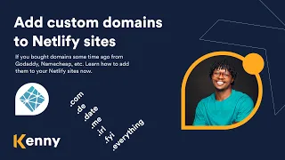 Add custom domains from Godaddy, Namecheap, Name.com etc to Netlify sites