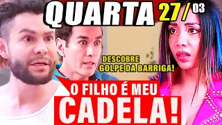 MINHA FORTUNA É TE AMAR CAPÍTULO DE HOJE QUARTA 27/03 Resumo da Novela MINHA FORTUNA É TE AMAR