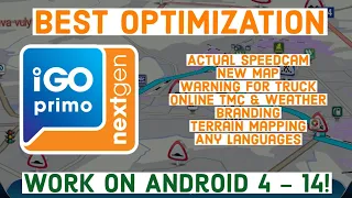 IGO Nextgen navigation fot TRUCK! Best version with high optimization. 2023 Q4