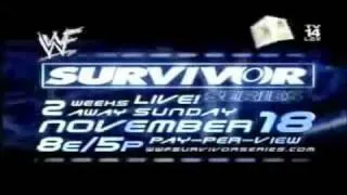 WWF Survivor Series 2001 Commercial 2