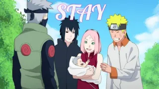 Sasuke And Sakura AMV//Stay The Kid Laroi And Justin Bieber