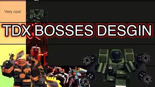 TDX Design Bosses Tier List | Tower Defense X ROBLOX