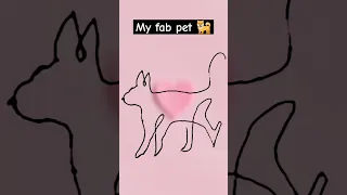 How to draw a cat in one line 🐈🐈 #art #drawyourself #viral
