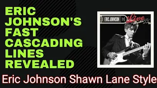 Shred Guitar In The 80s: Eric Johnson, Shawn Lane Style Fast Cascading Descending Pentatonic Runs!