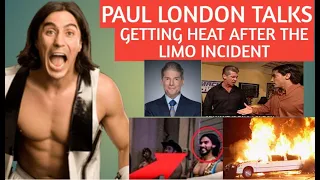 Paul London talks heat with Vince McMahon after the exploding limo angle.