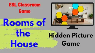 ESL Game | Rooms of the House | Hidden Picture Game