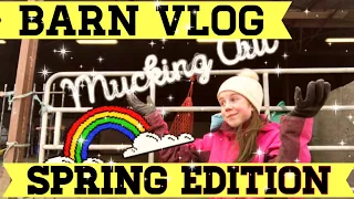 Stable Vlog ~ Spring Edition ~ Equestrian Chores *Satisfying*