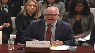 Governor Tim Walz Witness Testimony on Infrastructure Investment
