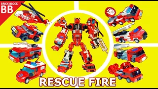 LEGO Robot Combiner SY 1580 Rescue Fire ⚡️ Speed build How to make Robot Transformers lego tutorial