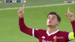 Liverpool vs Spartak Moscow 7-0 All Goals - Highlights [UCL 12/6/2017]