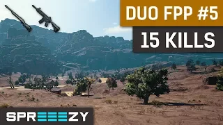 PUBG FPP Duo Game #5 | 15 Kills | 2 M24s /w Sansen