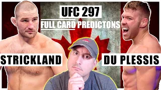 UPDATED: UFC 297: Strickland vs. Du Plessis FULL CARD Predictions & Bets