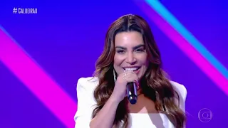 Naiara Azevedo no programa Caldeirão com mion 2021