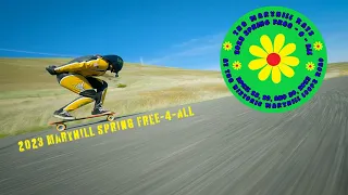 Downhill Longboard | 2023 Spring Free-4-All and Tour de Maryhill | FPV Chase