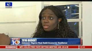 2016 Budget Will Build Economic Resilience For Nigeria-- Adeosun