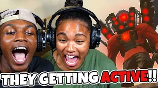 THE RETURN OF THE TITANS! | WATCHING SKIBIDI TOILET 64 | Maha & Badger Reacts