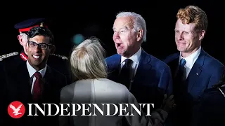 Watch again: Biden arrives in Belfast for trip marking 25th anniversary of Good Friday Agreement