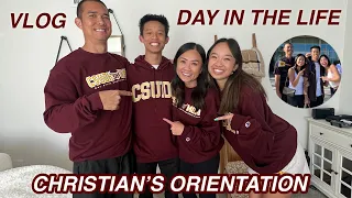 DAY IN THE LIFE VLOG: CHRISTIAN'S ORIENTATION | The Laeno Family