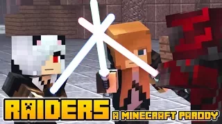 Minecraft Song and Videos "RAIDERS" - MINECRAFT PARODY OF CLOSER BY THE CHAINSMOKERS (Lyrics)