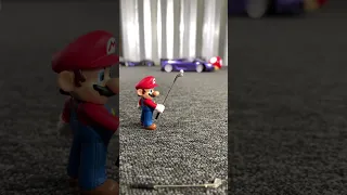 Mario was showing off his golf skills and then… #trickshot #rccars #supermario