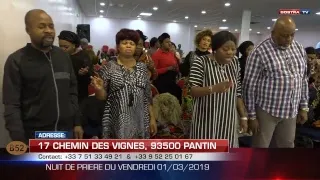 NUIT DE PRIERE DU VENDREDI 02/03/2019