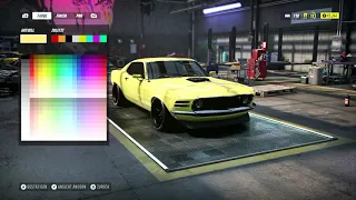 Ford Mustang Boss 302 COSTUMIZATION GAMEPLAY NFS HEAT