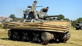 Tank show (Sherman DD, Chaffee, Achilles) Locomotion en Fête 2019