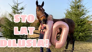 10 URODZINKI DILKI! 🎉| PRZYJĘCIE | ROBIMY TORT DLA KONIA