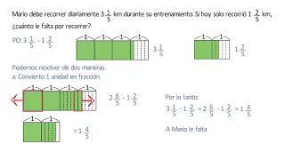 4.° U8 | 4.4 Resta de números mixtos, prestando