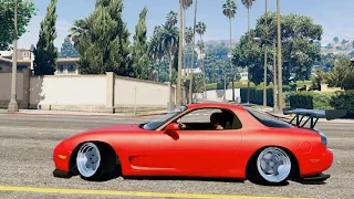 Mazda RX7 FD3S Stanced Cambered 1.1 - GTA V | +10k EnRoMovies _REVIEW