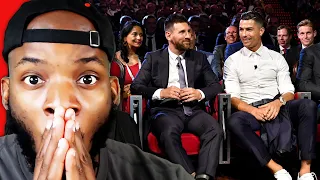 AMERICAN REACTS TO RONALDO AND MESSI l 10 BEAUTIFUL MOMENTS OF RESPECT IN FOOTBALL