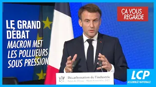 Emmanuel Macron met les pollueurs sous pression | Ça vous regarde - 08/11/2022