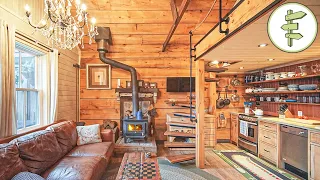 Absolute DREAM Cabin Converted from a Century-Old Barn - Full Tiny House Tour