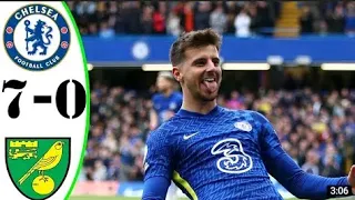 Chelsea vs Norwich City 7-0 premier league Highlights match 2021/22