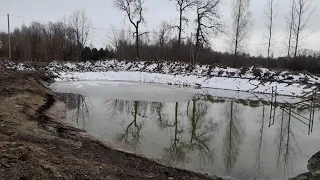 Скоро весна ! Ситуатция на пруду ! 24.02.2024.