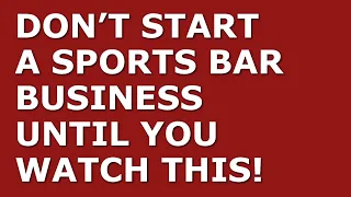 How to Start a Sports Bar Business | Free Sports Bar Business Plan Template Included